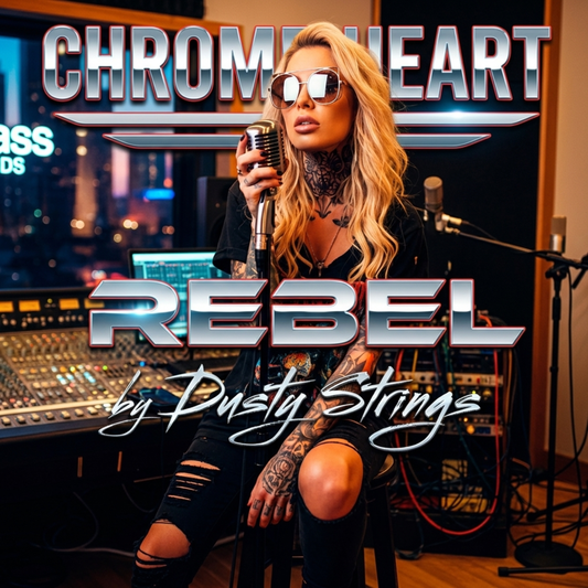 "Chrome Heart Rebel" by Dusty Strings | Rockabilly Industrial Techno Fusion